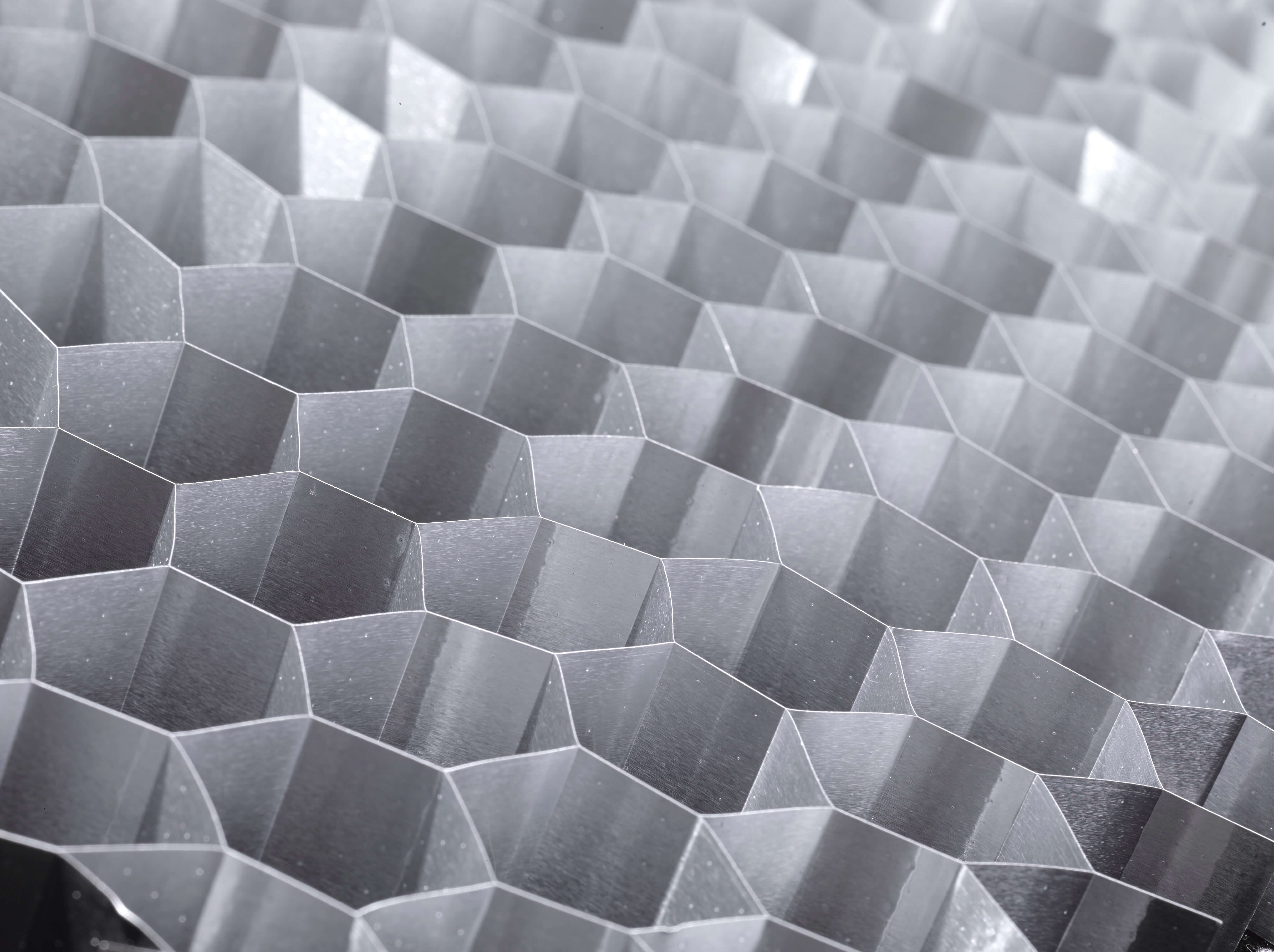 Aluminum Honeycomb Grid Core Mesh 15" x 24" x .500" 1/4" Cell